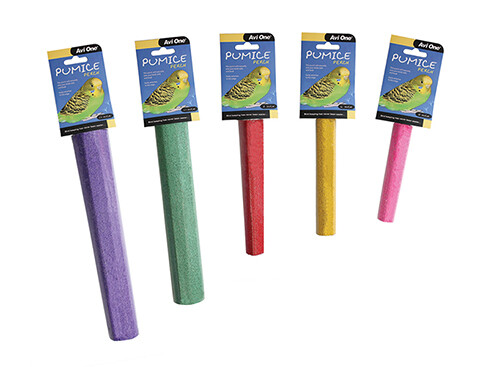 Pumice bird perch - pumice, mounted
