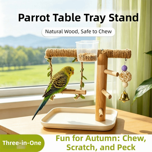 Small bird parrot perch shelf - parrot,