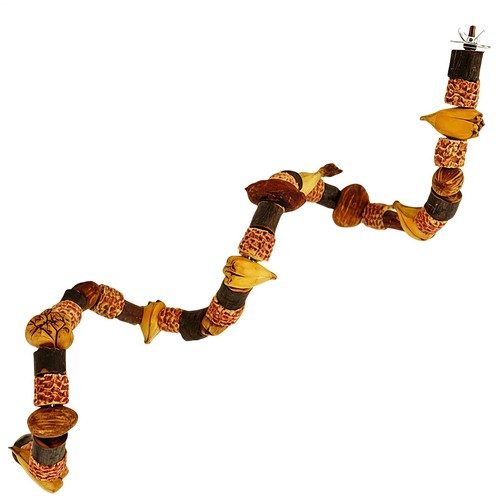 Bendable wood parrot - bendable, perch