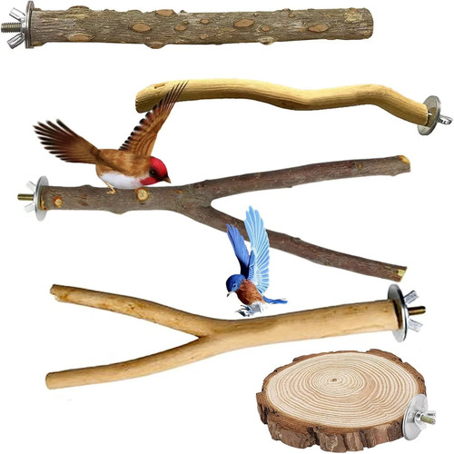 5pcs bird perches natural - bird, perches,