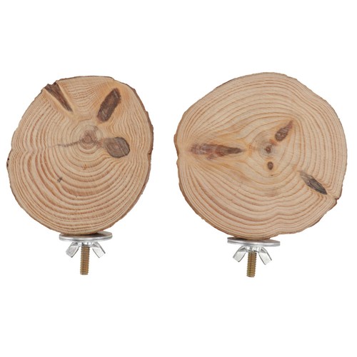 2pcs natural pine - 2pcs, wood