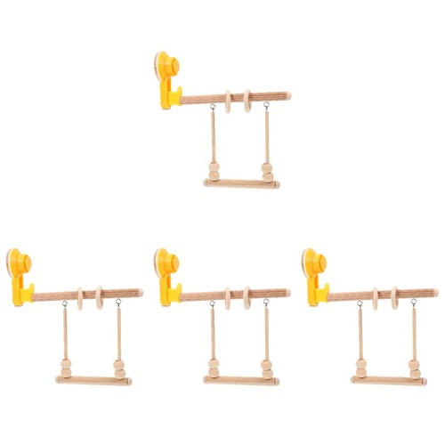 Set wooden suction cup - of, 4