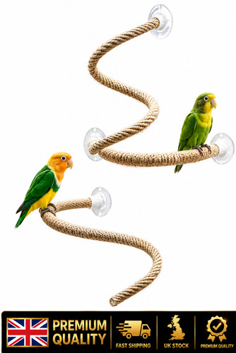 Bendable bird rope perch - bird,