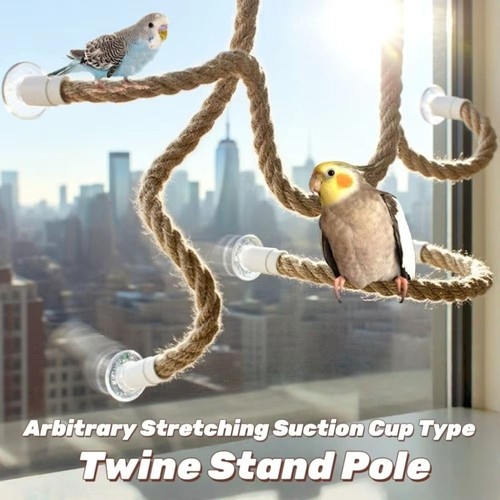Diy bendable parrot - perch, with