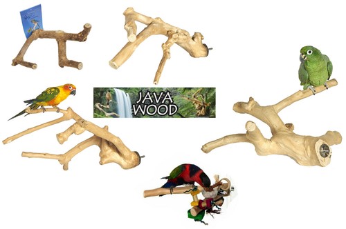 Java wood multi branch perch - branch,