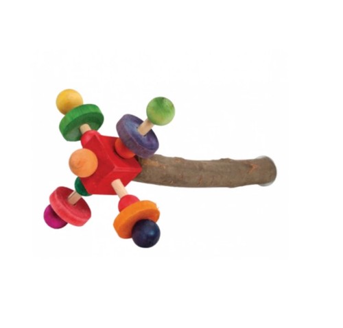 Parrot supplies wooden - wooden, twirler