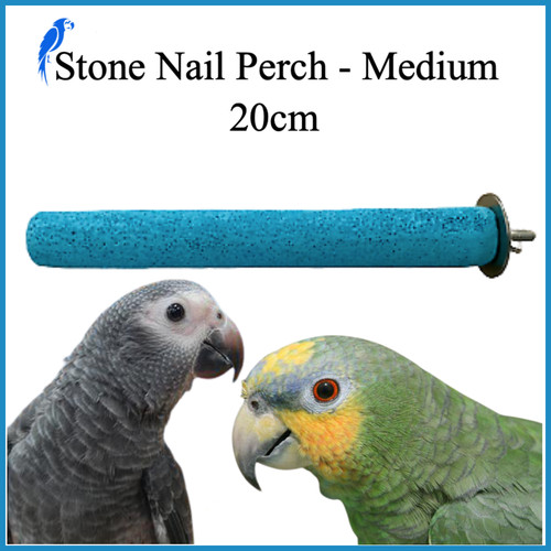 20cm stone nail perch parrot - 20cm,